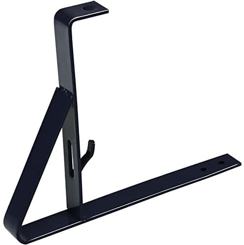 Parotec, Schneefangstütze, 200 mm, Anthrazit, für platte Abdeckung, Bitumenschindel, Pappe, Schneefanggitter, Dachziegel zum Einschrauben an der Latte, Schneefang, Gitter, Werkzeug, Einzelelement