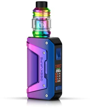 GeekVape Aegis Legend 2 E Zigarette Set | 5-200 Watt | 5,5 ml Tankvolumen | 510er Anschluss| verschiedene Dampfmodi | Farbe: regenbogen-lila