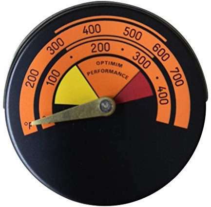 Holzofen Thermometer, Magnetisches Ofen Thermometer Ofen Temperaturmesser für Holzofen Kamin Ventilator Gasherde Werkzeuge