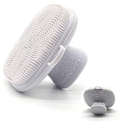 Cepillo de Limpieza Facial de Silicona, Almohadillas Manuales, Masajeador Suave para Eliminar Espinillas, Acné, Limpieza Profunda