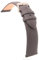 diloy Lederarmband für Dresswatch – Rindsleder ohne Nähte, gepolstert, minimalistisches und elegantes Design, Edelstahlschließe – Größen 12mm, 14mm, 16mm, 18mm, 20mm, 22mm 301 Grau 18mm