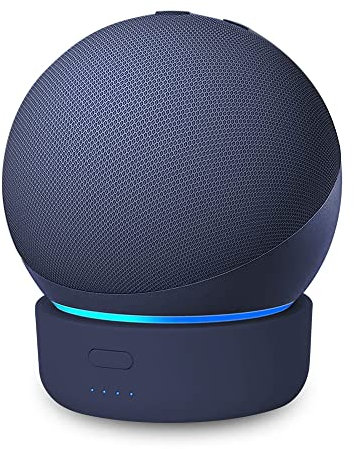 Akkusockel für Dot (5. /4. Generation) mit 7 Stunden Spielzeit, Dot 5 / Dot 4 Zubehör, (Dot 5 Nicht enthalten), GGMM D5 Dot 5 Batterie Akku