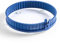coox Quicheform mit Glasboden ⌀ 26 cm und Glasfüßen in Blau, perfekt backen und direkt auf dem Glasboden servieren und schneiden