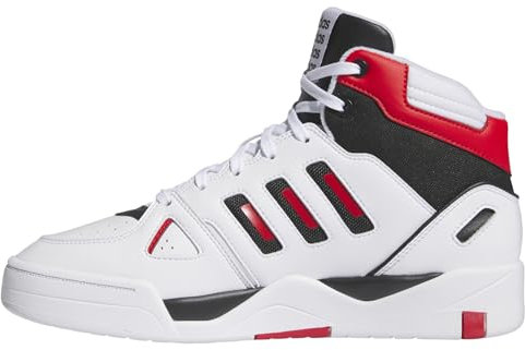 adidas Herren MIDCITY MID Shoes Basketball-Schuhe, Cloud White/Collegiate RED/core Black, 38 2/3 EU