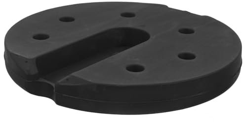 Alipis Sichere Metall-bodenleuchte Basis Display Lampe Gewicht Basis 170x22mm Eisen Block 1pc