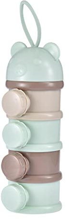Contenedor Dispensador De Fórmula - 4 Capas 270ml Por Capa | Contenedor De Almacenamiento De Viaje Para Alimentación Bebés | Dispensador De Leche En Polvo Y Contenedor De Almacenamiento De Refrigerios