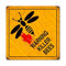 Geroclonup Metallschild Killer Bees, Vintage-Poster, Blechschild, Hausbar, Garage, Wandkunst, Dekoration, 20,3 x 20,3 cm