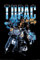 Grindstore Tupac Shakur All Eyez Motorrad Maxi-Poster – schwarzer Holzrahmen