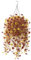 INQCMY Artificial Fake Hanging Flowers Plants Baskets for Outdoor Fall Autumn Decoration,Faux Silk Flower in Planter UV Resistant Look Real for Home Outside Porch Garden Yard Patio Decor