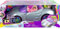 Coffret pour Barbie Grande Voiture décapotable Grise avec paillettés + 3 Accessoires - véhicule poupée Mannequin - Jouet Fille - avec Carte Tigre