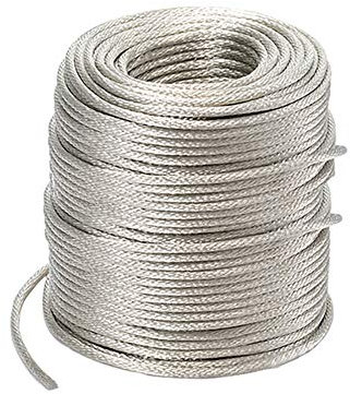 Cable de cobre trenzado estañado - Cable de drenaje trenzado flexible de 1 m for aplicaciones eléctricas y de puesta a tierra(35#Diameter:8mm/0.32inch)