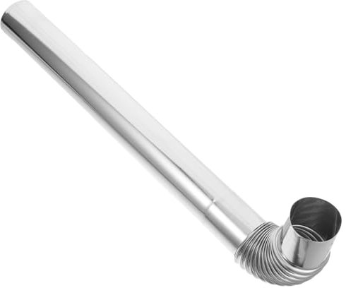 Operitacx Chimney Dor Flu Pipe Stainless Steel Exhaust Stove Chimney Extension Ventilation Duct