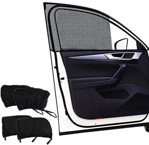 Hillylolly Protection Solaire Voiture - Pare-soleil Bébé, Chaussette, Rideau, Moustiquaire (Q4)