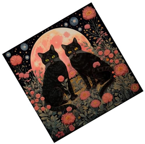 Asukohu Square Form Pendulums Gottesmat Altäre Tischdecke Brettspielkartenpad Runes Tischtuch Geheimnisvolles Brettspiel Mat