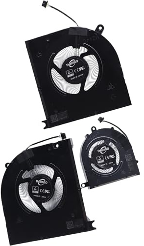 Deal4GO CPU GPU Graphics-Card Cooling Fan Secondary Small Fan kit Replacement for Dell Alienware M18 R1, M18 R2