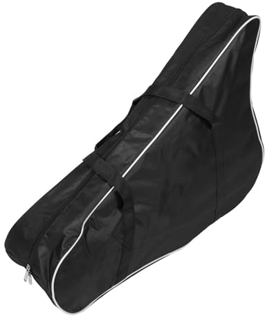 Lyra Harfen Tasche 1 Stück für Kleine Harfe, Schwarz, mit Griff | Oxford Gewebe, Reißverschluss und Weiche Fütterung, für Transport bei Proben und Auftritten