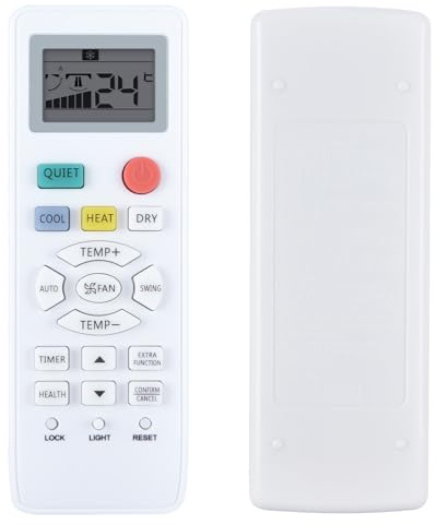 WKOLF Nuevo 0010401715B Air Conditioner Kit de Mando a Distancia de Repuesto para Haier AC Aire Acondicionado YL-HD04 YL-HD02 HA-0361