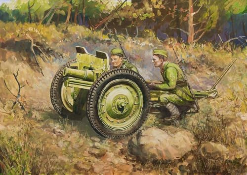 Zvezda 926145-1/72 sowjetisches 76 mm Geschütz - Maßstab 1:72