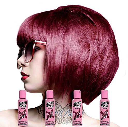 X4 Renbow Crazy Color Conditioning Hair Colour Cream 100ml - Cyclamen by Renbow