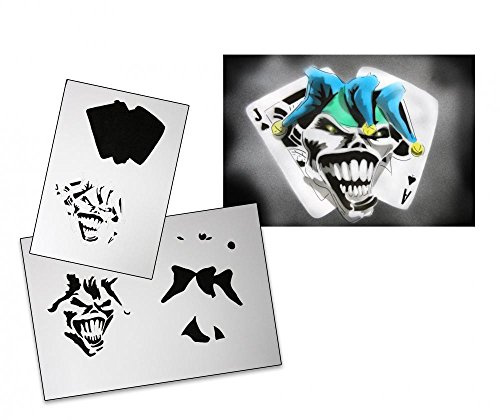 UMR-Design AS-104 Joker Airbrushschablone Step by Step Grösse M