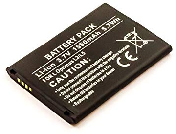 AGI 78806-Ionen 1120 mAh 3,7 V Akku wiederaufladbar – Akkus (1120 mAh,-Ionen (LiIon), 3,7 V, schwarz)