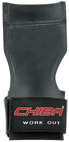 Chiba Unisex Træningshjælp powerGrips Zughilfe, Schwarz, Einheitsgröße EU