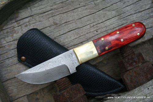 DAMASTMESSER ROTHOLZ JAGDMESSER Damast SKINNER NICKER BOWIE Saufänger Trachtenmesser