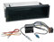 Sound-way Kit Montage Autoradio, Cadre Façade 1 DIN avec Supports de Montage, Cable Adaptateur Connecteur ISO, Adaptateur Antenne Compatible avec VW Volkswagen Lupo, Fox, T5, Passat, Golf IV