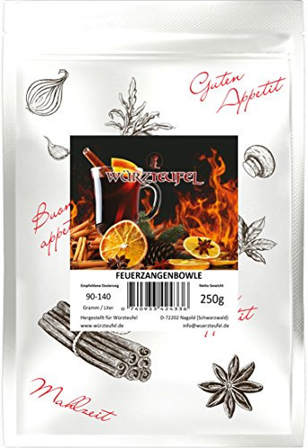 Feuerzangenbowle – Gewürz für Glühwein mit Rum & Honig, Feuerzangenbowle – Gewürzzubereitung, Alkoholhaltig. Beutel 250g.