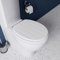 Croydex Portland Soft Close Toilet Seat Tongue & Groove Design - Soft Close and Quick Release for Easy Cleaning and Flexi-Fix Adjustable Hinges with Top & Bottom Fix Hinge Fittings (White Wood)