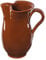 MamboCat Tonkrug Mittelalter Wikinger Krug 1 Liter I Mediterrane Karaffe Antik in hochwertiger Handarbeit I Vintage Kanne für Met Glühwein Bier I Sangria Kanne Pitcher-Krug Wein Tonkrug Glasiert