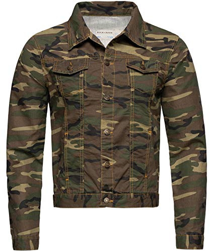 Rock Creek Herren Jeansjacke Denim M48
