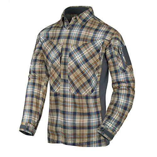 Helikon-Tex MBDU Flannel Shirt Freizeit Outdoor Hemd -Polyester- Ginger Plaid