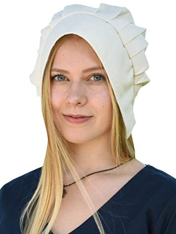 Battle-Merchant Coiffe médiévale à Plis Plats - Femme