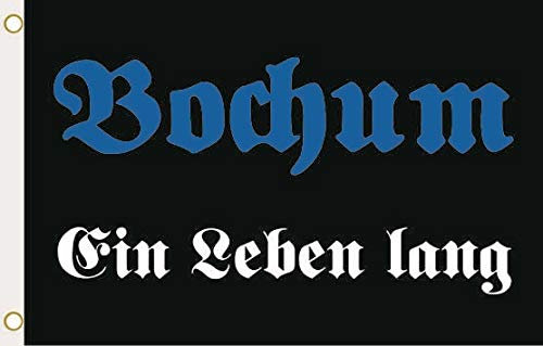 U24 Flagge Fahne Bochum ein Leben lang 90 x 150 cm