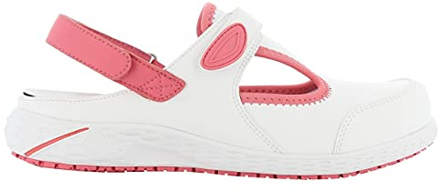 SAFETY JOGGER Arbeitsschuhe Damen - Carly - Leichter komfortabler Clogs aus Leder, ideal für Pflege, Küche oder Garten, Rutschfester und Stoßdämpfender Sicherheitsclog