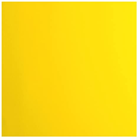 Vaessen Creative Florence Cardstock Papier, Gelb, 216 Gramm/m², Quadratisch, 30,5 x 30,5 cm, 20 Stück, Glatt, für Scrapbooking, Kartenherstellung, Stanzen und andere Papierbasteleien