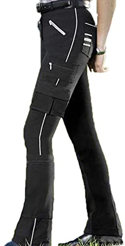 MANYMANY Lady Horse Riding Bogenschießen Hosen Leggings Damen Jodhpurs Strumpfhosen Hosen mit Mehreren Taschen