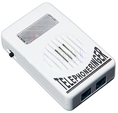 MOOKEENONE 1 sonnerie téléphonique, augmentation du volume du téléphone, sonnerie extra forte, amplificateur de téléphone, lumière stroboscopique, sonnerie clignotante
