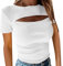 STRY Sottogiacca Bianco Elegante,Canottiera di Lana,Magliette Carine,Top Estivi Eleganti,Blusa Pizzo,Camicia Rosa Cipria Elegante,Camicia Donna Maniche Corte,Maglietta Paillettes,Canotta di Seta