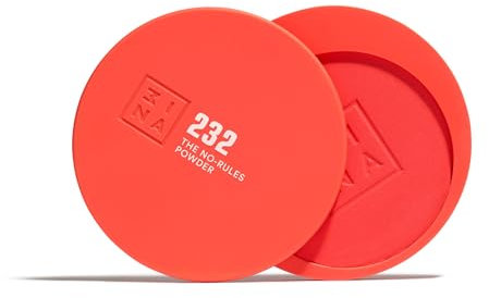 3INA MAKEUP - The No-Rules Powder 232 - Lebendige Koralle 3-in-1 Kompaktpuder für Augen Lippen und Wangen - Puder mit Hyaluronsäure und Ceramide - Weiches Puder Leichte Formel - Vegan - Cruelty Free