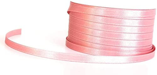 s.dekoda Satinband 50m x 6mm Altrosa Schleifenband Dekoband Satin