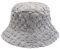 ZLYC Damen Winter Kunstpelz Fischerhut Stricken Bucket Hut(Flauschig Grau)