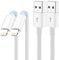 2Pack Car Apple Carplay Cable 1M, Apple MFi Certified Lightning Cable, iPhone Fast Charging Cable Compatible with iPhone 14 13 12 11 Pro Max XS XR X Mini 8 7 Plus 6S/iPad iPod/AirPods