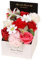 LOVIVER Seifenblume, Blumenseife in Geschenkbox, Nelkenblüten-Badeseife, künstlich, für Hochzeit, Lehrertag, Abschlussfeier, Mädchen, Rot