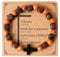 Eigso 8 mm Natur Sequoia Holz Mala Perlen Armband für Männer Frauen Edelstahl Christlich Kreuz Armband für Mann Frau