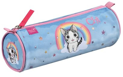 Quo Vadis Trousse scolaire Chi arc en ciel multi chat 23x8x8 cm