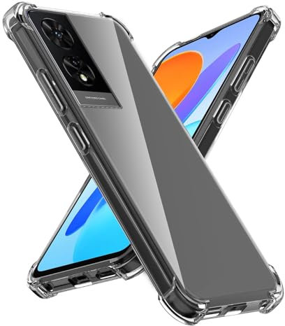 LYZXMY Cover per TCL 505 (6.75) Trasparente Custodia Morbido Silicone Protettivo TPU Case