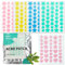 Jizxol 196 pezzi di patch brufoli stelle e forma di cuore, pimple patch con, Brufoli Invisibili Impermeabili Patch Brufoli Viso Possono Sbarazzarsi dell'acne Velocemente