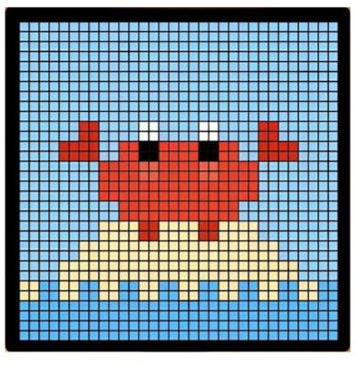 PAMENET Pantalla LED Pixel APP para control de teléfono celular, luz programable, pantalla LED para decoración de juegos, negocios, 16 x 16 pulgadas, color negro, 1 unidad